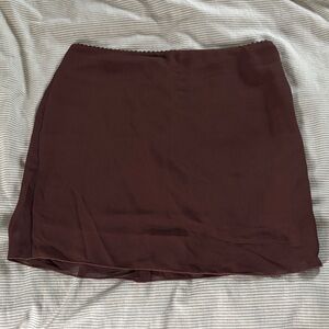 Brandy Melville Chocolate Pencil Skirt